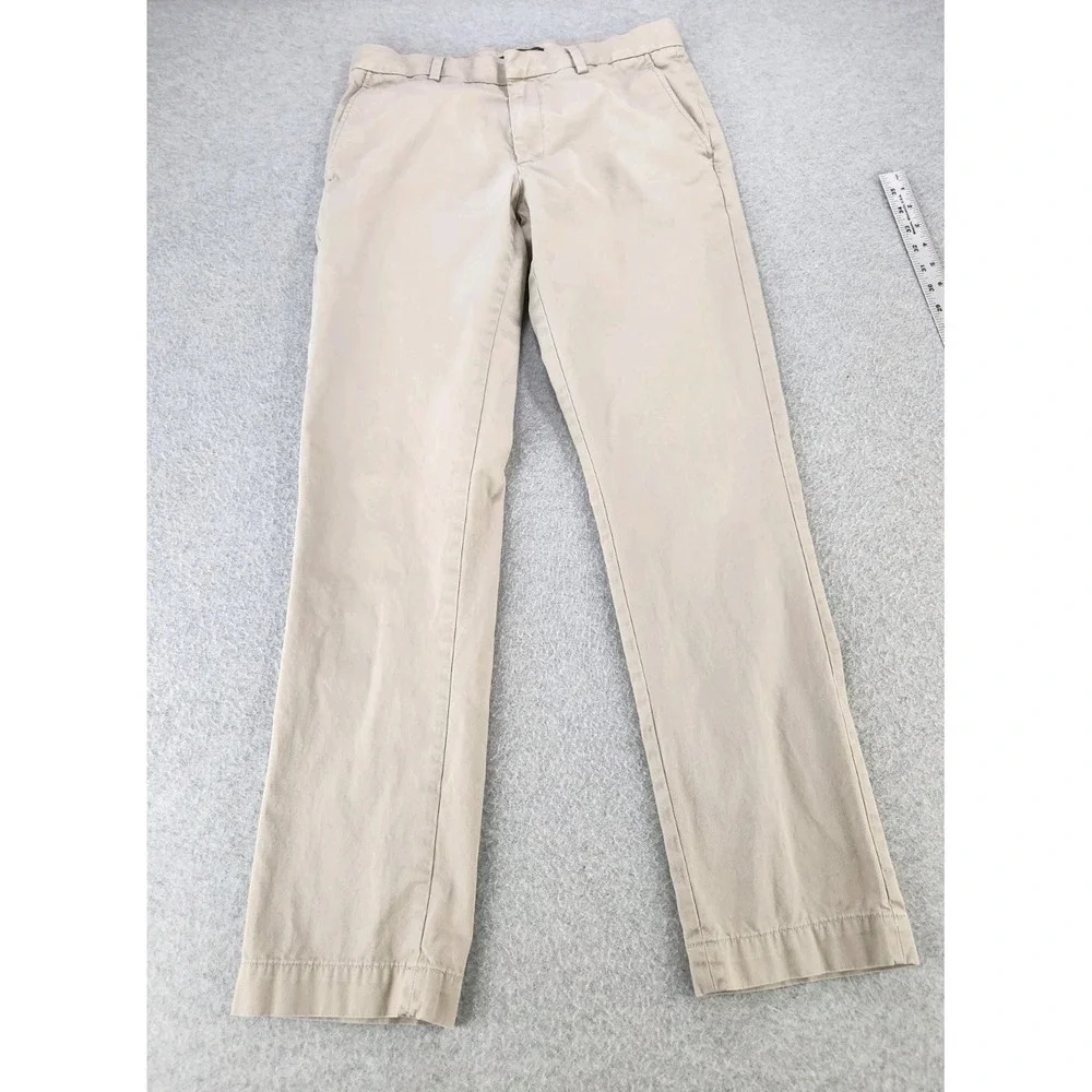 Banana Republic Pants Mens‎ 32x30 Khaki Chino Beige Flat Front Classic Slacks